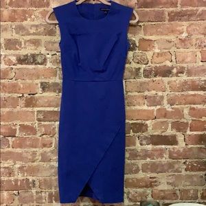 Royal blue banana republic dress